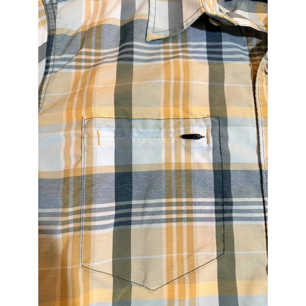 Marmot Mens‎ Short Sleeve Button Down Plaid Shirt Size Large - Picture 4 of 9